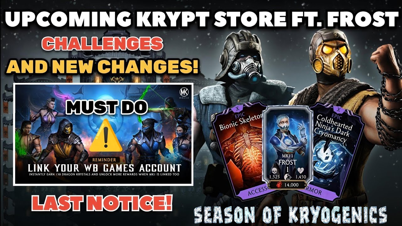 Скоро появится магазин Krypt Store! С Mk11 FROST и новыми изменениями в башнях - Mk Mobile