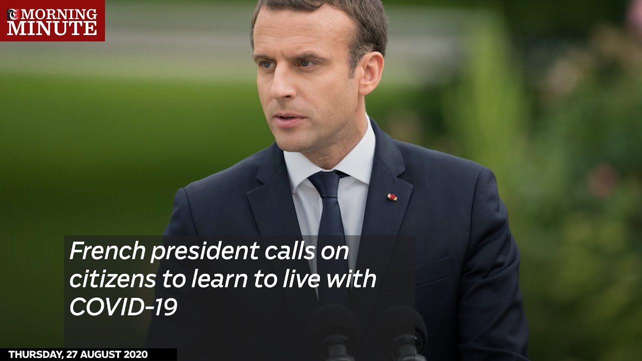 French president calls on citizens to learn to live with COVID-19