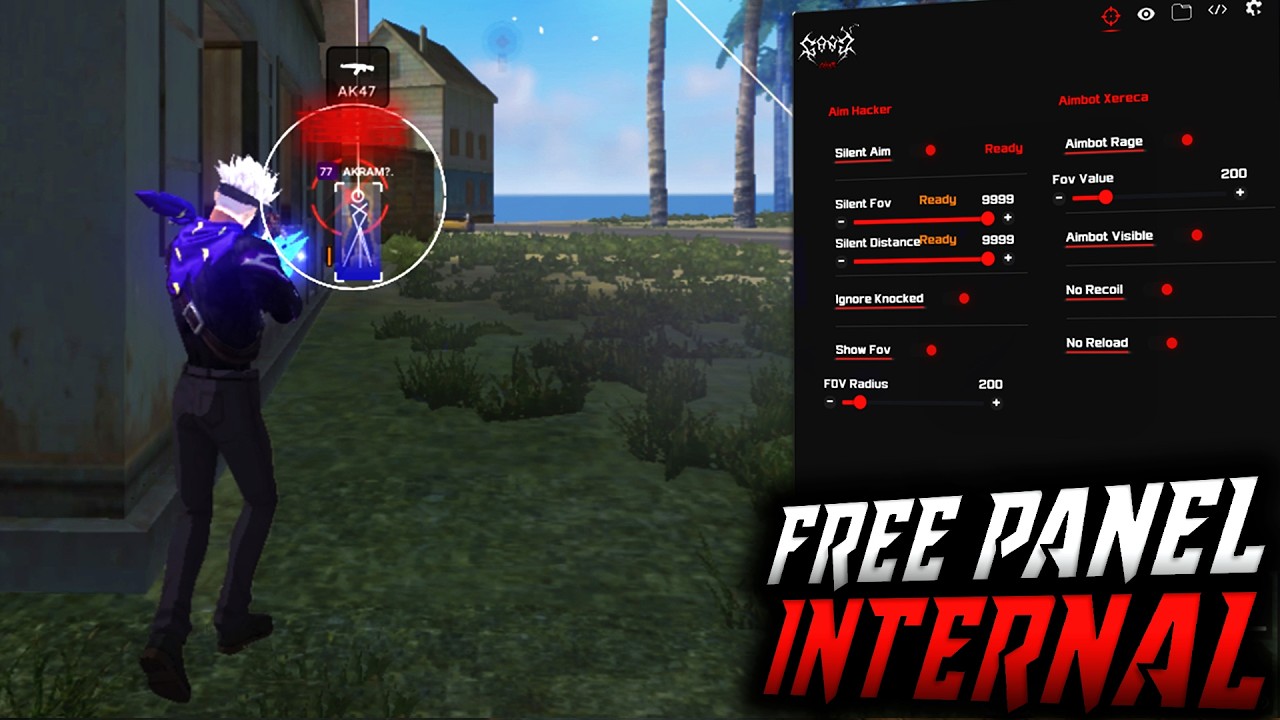 FREE PANEL FF BETA PC PANEL OB53 UPDATE💻 AIMBOT 🎯 | SPEED | SNIPER AIM | FLY | ANTIBAN✅