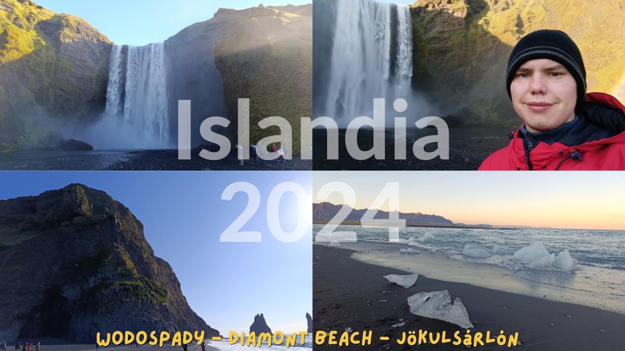 Islandia CUD Natury !!! Wielkie wodospady i diamentowa plaża #waterfall #iceland #icelandtrip
