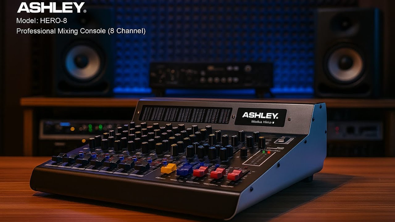 Mixer Ashley Hero 8 Channel Mixer 8 chanel ashley