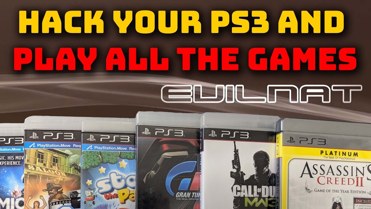 Hack your PlayStation 3 and play ALL the games - V4.92 EvilNat / BGToolset custom firmware jailbreak