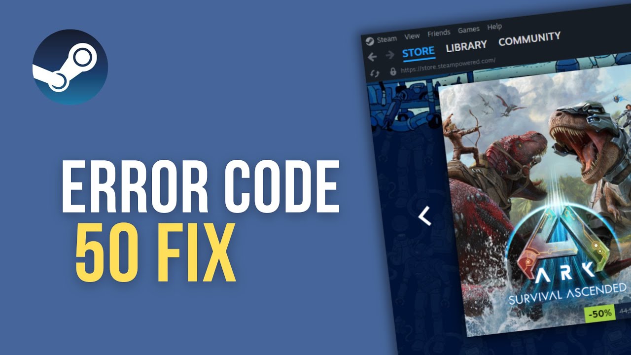 Как исправить ошибку Steam с кодом 50 (решения 2026 года) | Steam не входит в систему (Windows 10...