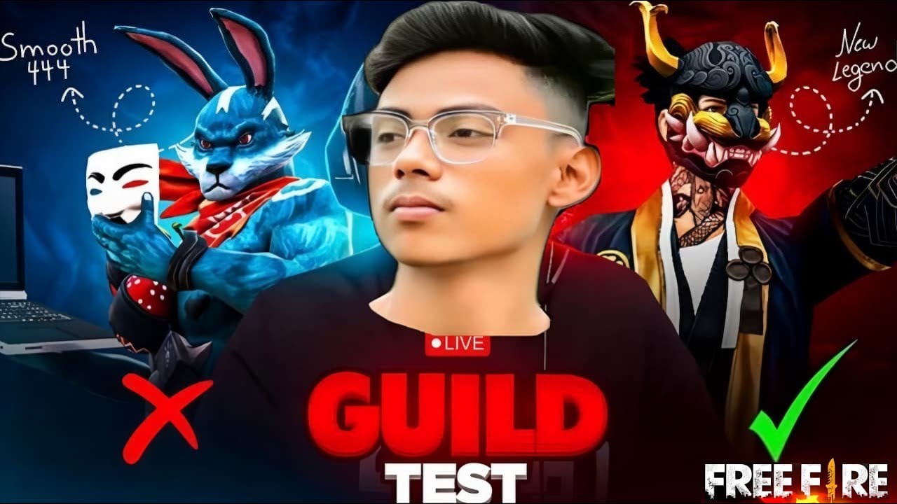 LIVE 🔴 GUILD TEST 1V4  WITH AS ROHAN GUILD [ AR JODS 💀]  #freefire
