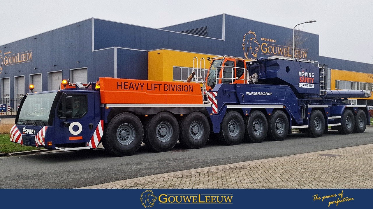 LIEBHERR LTM 1750-9.1 MAKE OVER | HEAVY CRANE RESTORATION PROCESS | Paint shop Gouweleeuw