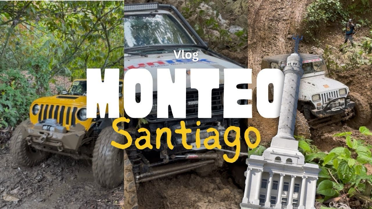 Vlog MONTEO en SANTIAGO | Jeep Wrangler lifted en Gomas 40