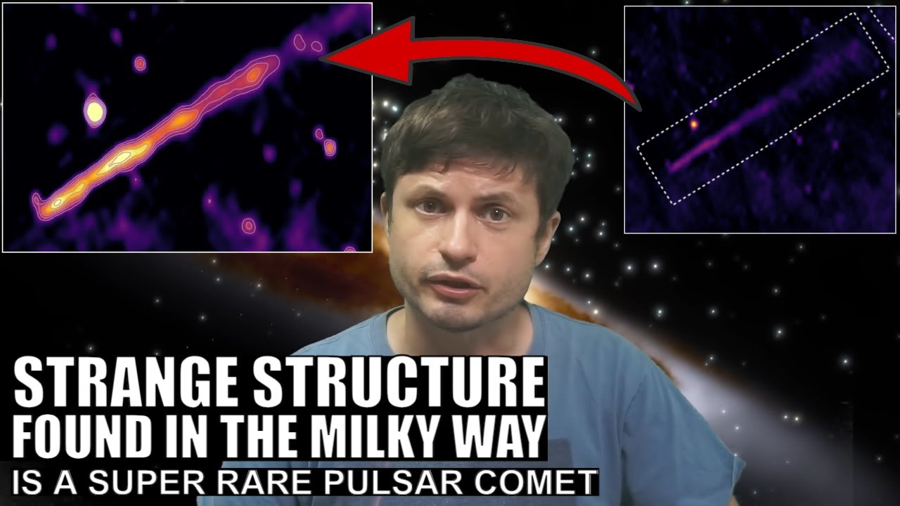 Unexpected Cometary Structure In The Milky Way Is a Strange Pulsar