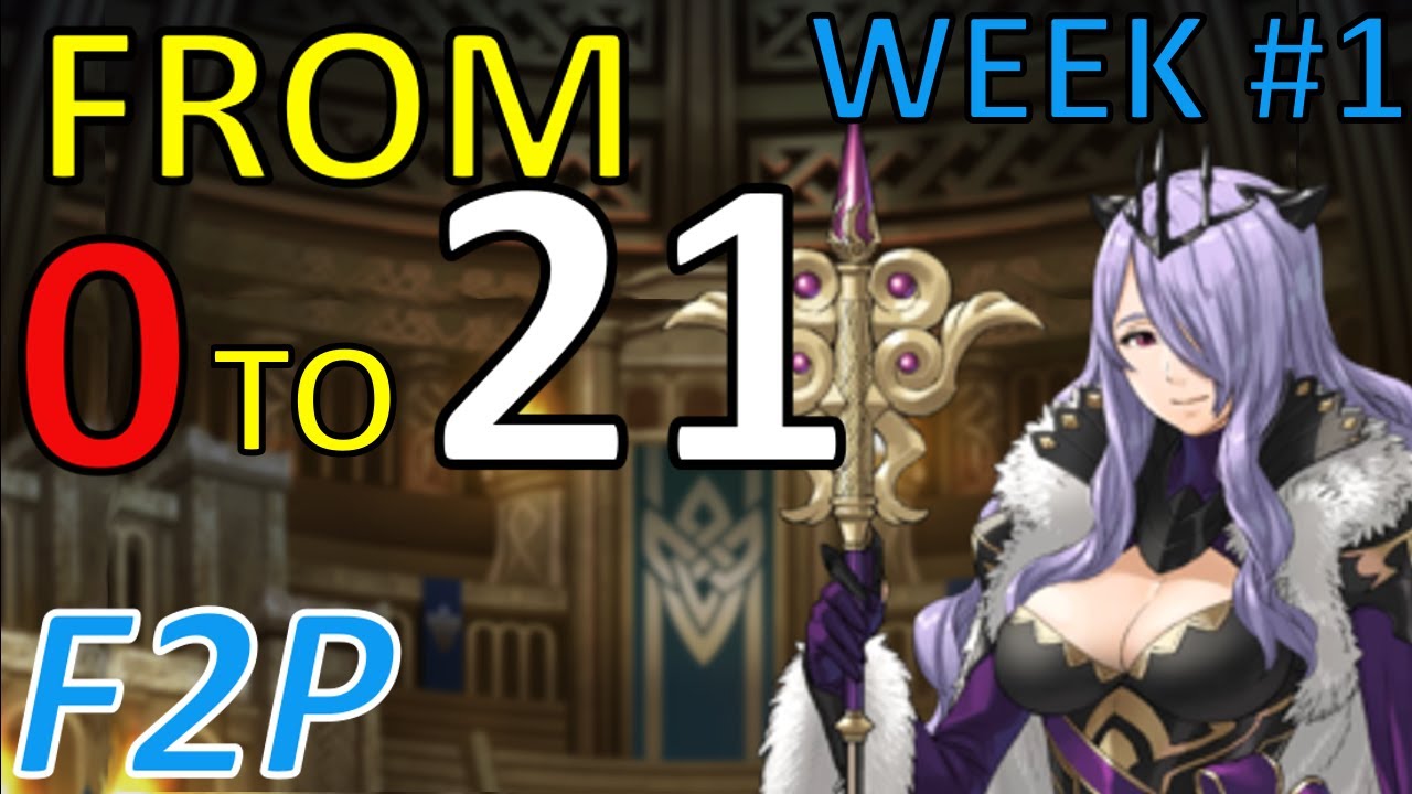 A strong start! From 0 to 21(F2P)/ Fire Emblem Heroes  WEEK 1