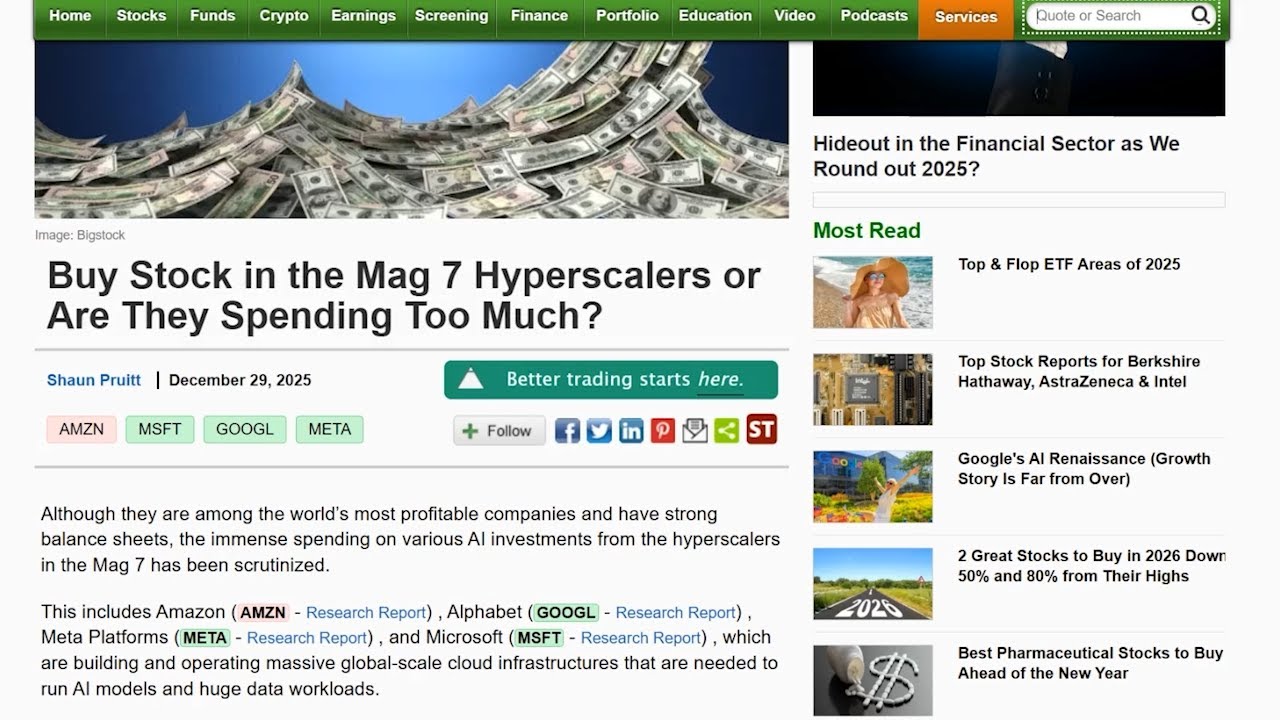 Zacks Strategist Shaun Pruitt Discusses CapEx Concerns for the Mag 7 Hyperscalers