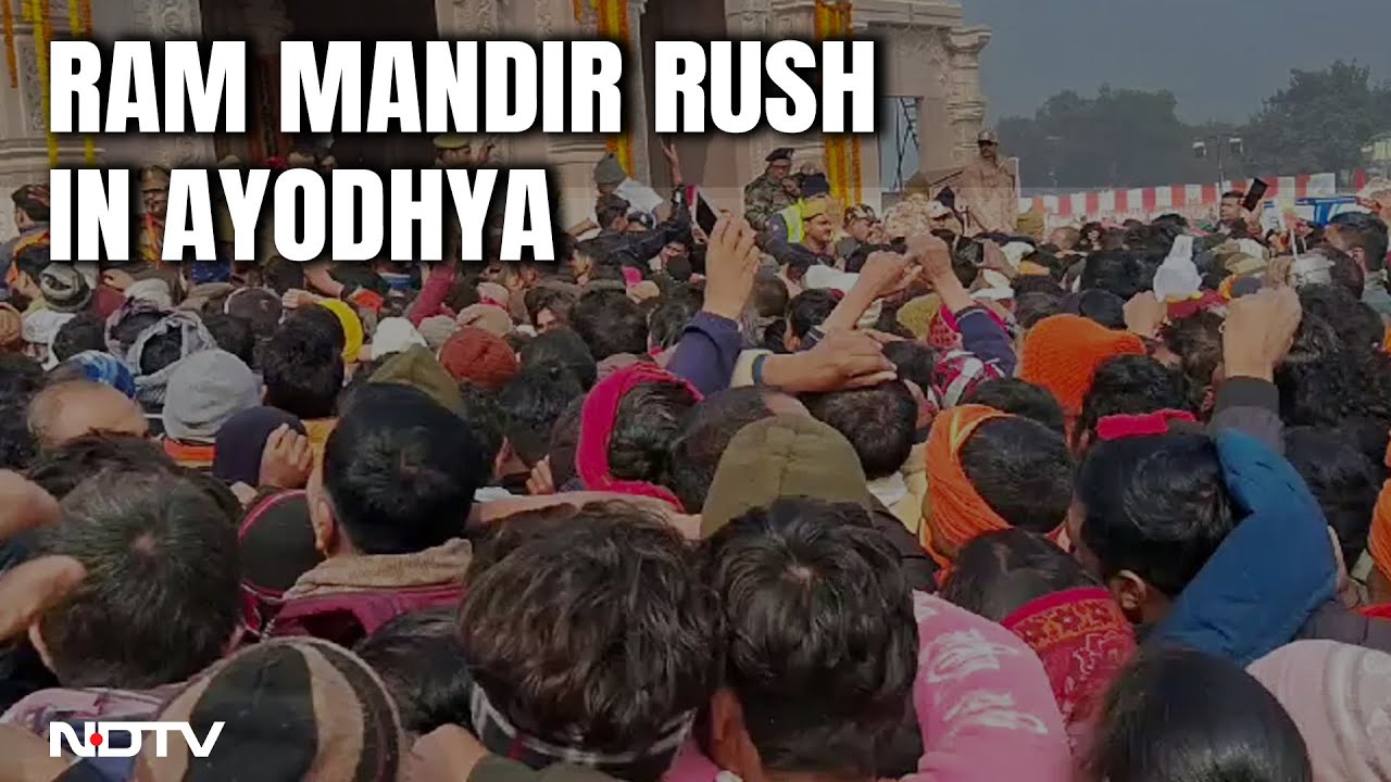 Ayodhya Ram Mandir | Top News Of The Day: Massive Rush Of Devotees To Ram Mandir