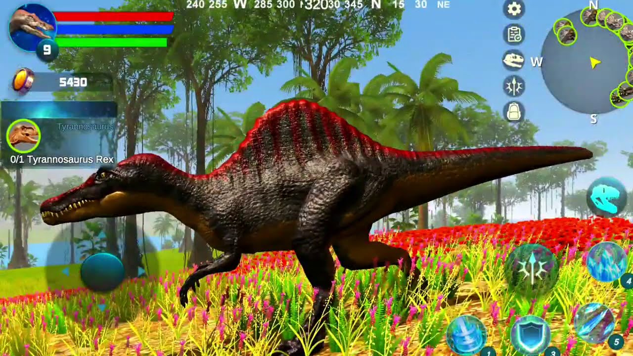 Best Dino Games - Spinosaurus Simulator Android Gameplay  Dinosaur Sim Game
