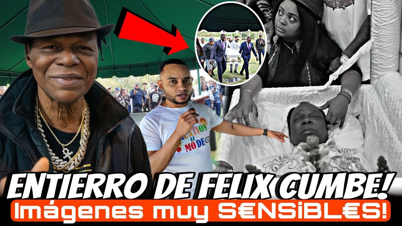 HISTÓRICO HOMENAJE!  EN EL ENTIERRO DE FELIX CUMBE; MIREN SU ESPOSA ROMPE EL SILENCIO