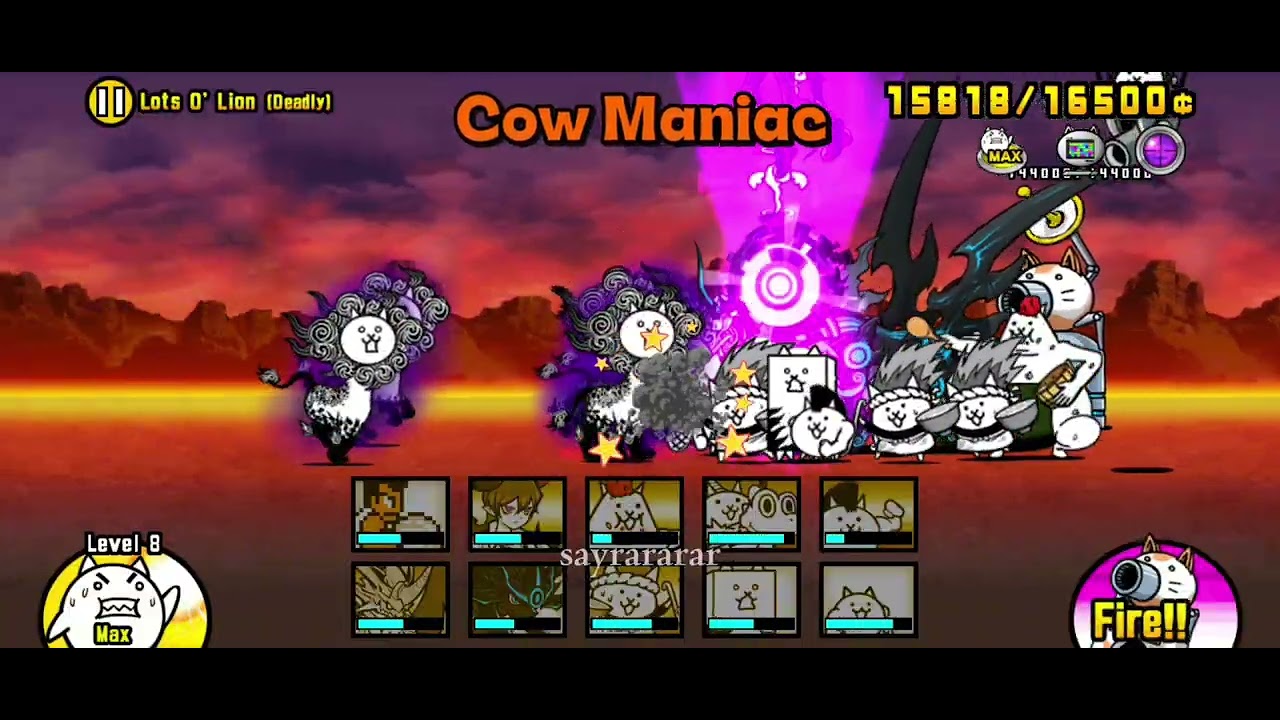 [Battle Cats] Cow Maniac: Lots O' Lion (Deadly) 🐮🦁