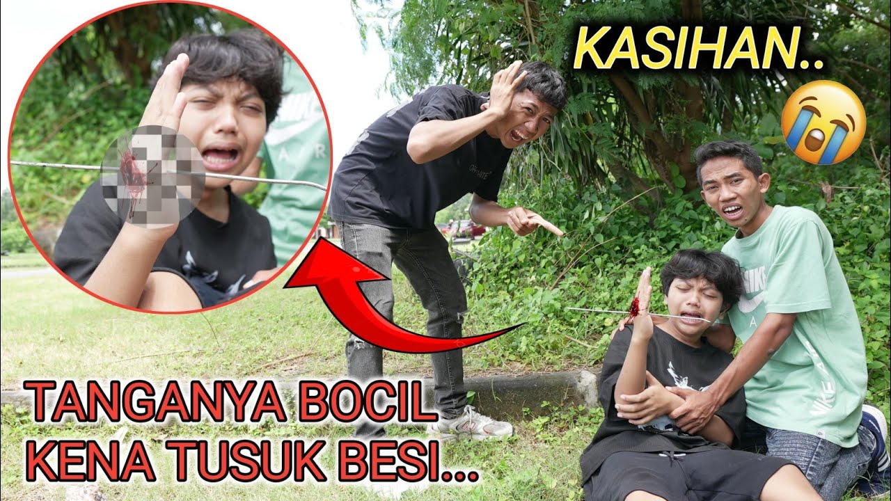 Tangan Bocil Kena B3si Arik Saputra Panik Banget?? | Mikael Family