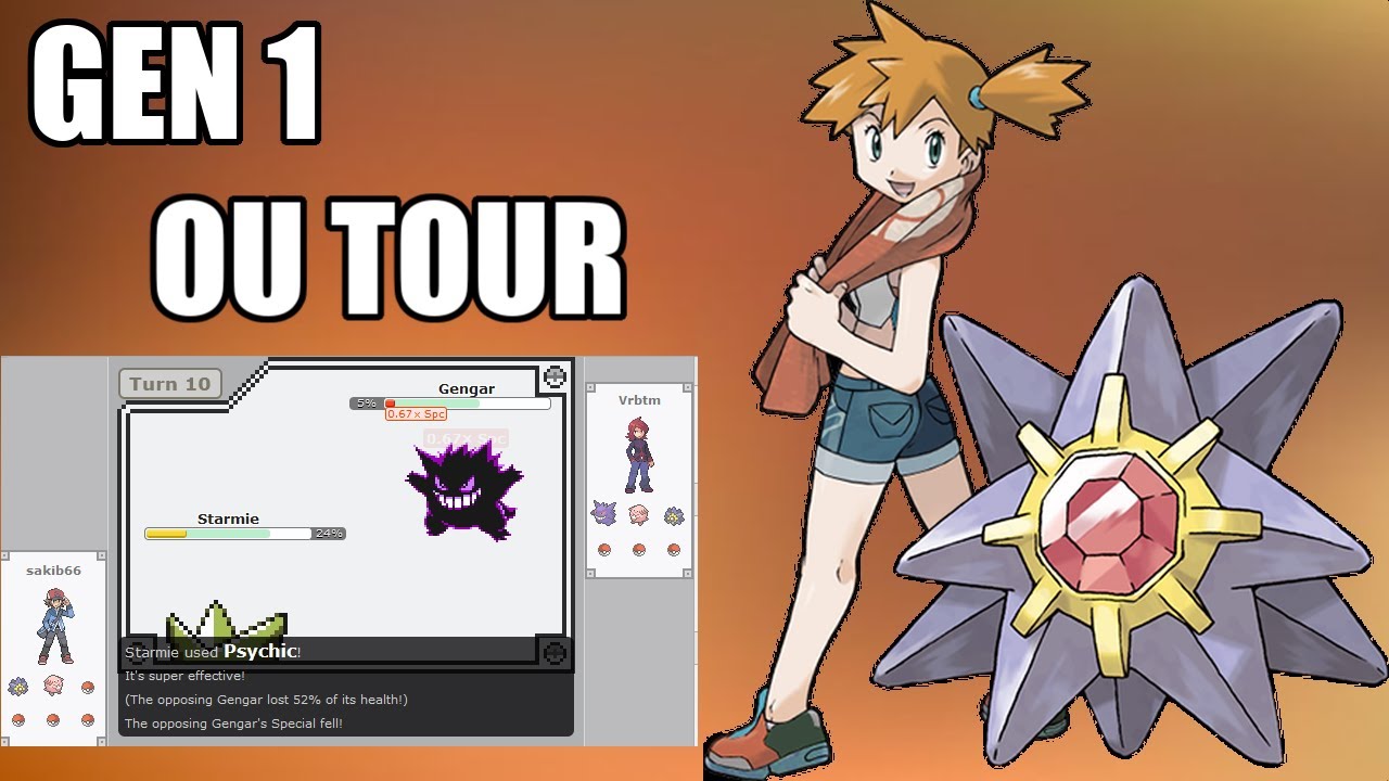 My First Gen 1 Tournament! || Pokemon Showdown