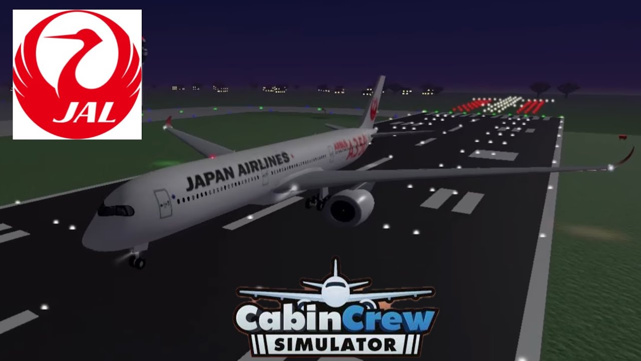 Japan airlines a350-1000 flight (Japan airlines experience cabin crew simulator Roblox)