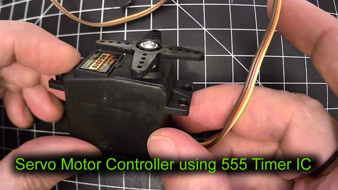 555 Timer Chip for Servo Motor Control