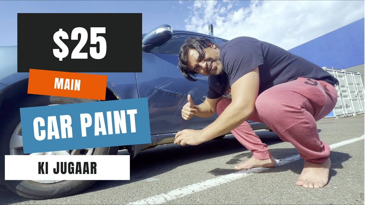 Paint spray my accidental car | Khud he car ko paint spray ker liya | Pakistani in Australia