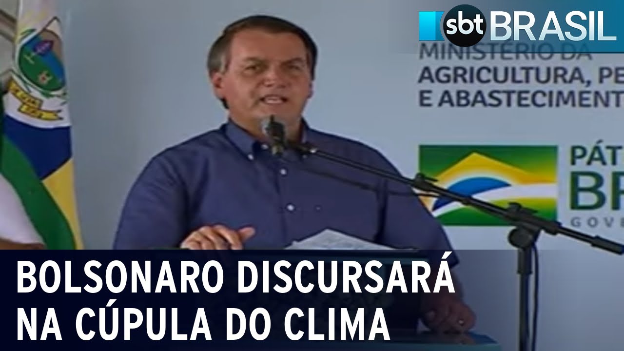 Bolsonaro ir&aacute; discursar na C&uacute;pula do Clima | SBT Brasil (21/04/21)