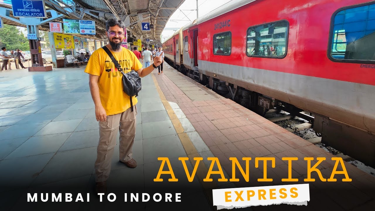 12961 Avantika Express 3AC Class Full Journey Mumbai to Indore Train Journey
