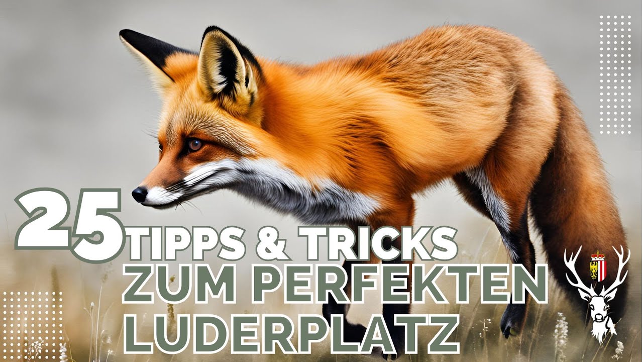 Fuchsjagd | 25 TIPPS und TRICKS zum perfekten Luderplatz für Fuchs und Marder