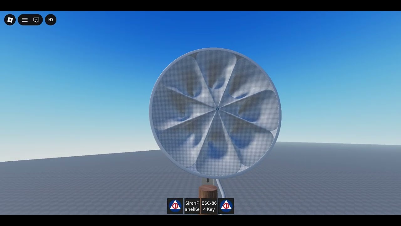 Federal Signal ASC T-128 tornado siren test growl, alert, attack and fire roblox 30/01/26.