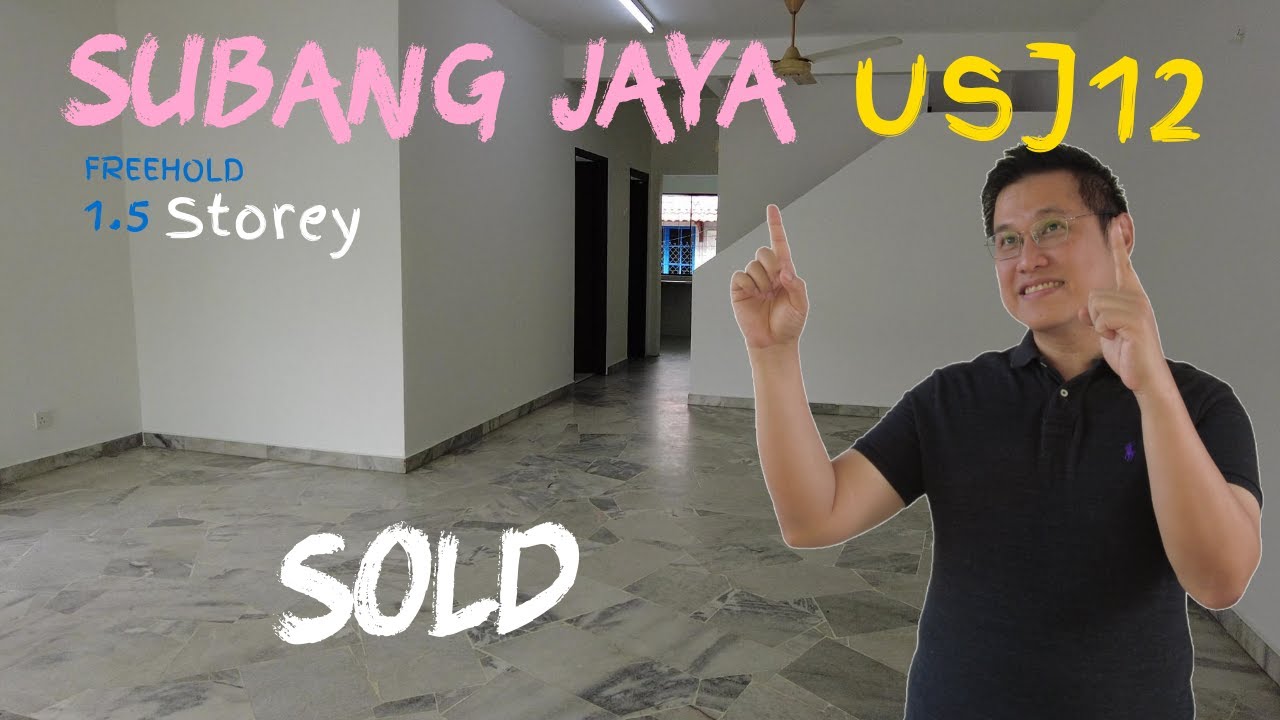 [SOLD] USJ12 Subang Jaya 1.5 Storey (24x65) Terrace Link, FREEHOLD Selangor.