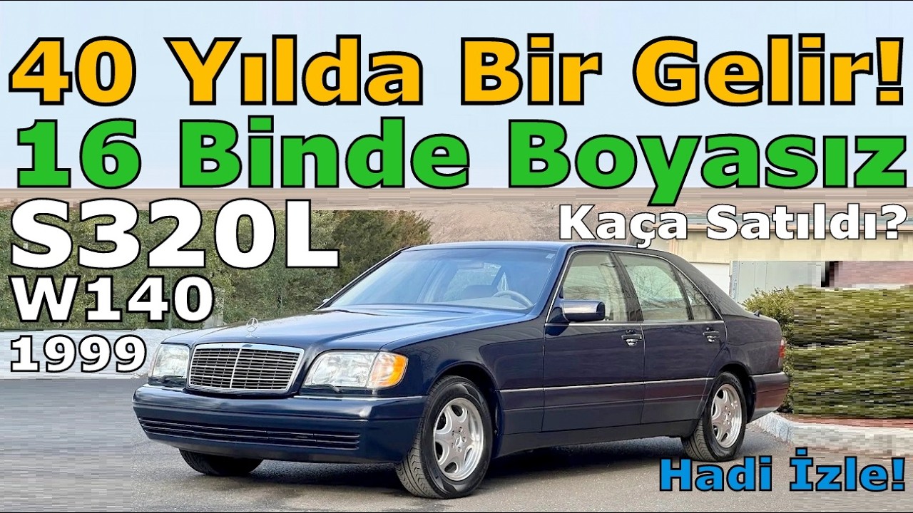SIFIRDAN FARKSIZ W140 MERCEDES S320L
