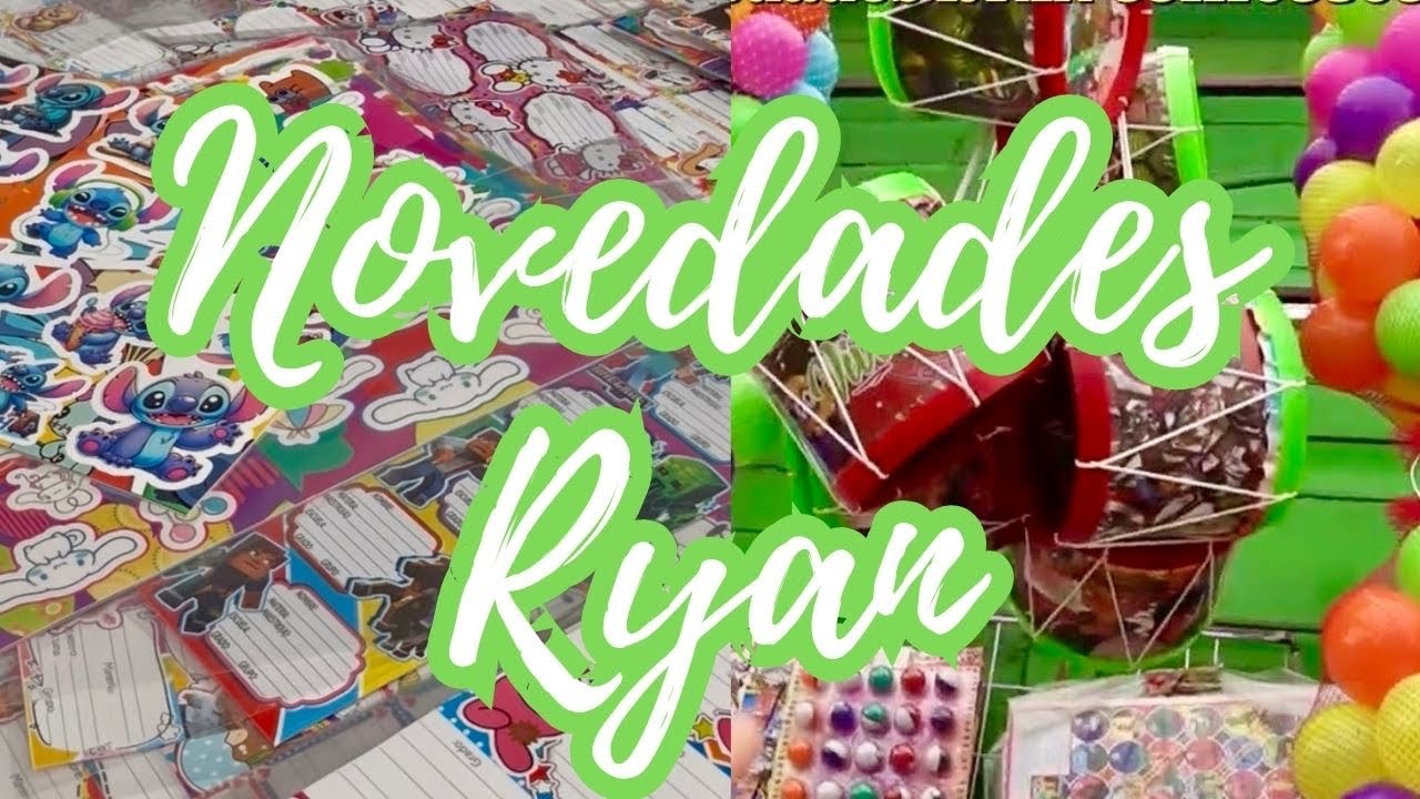 📓Stickers para tus libretas de tus personajes favorito y mucho más con Novedades Ryan 