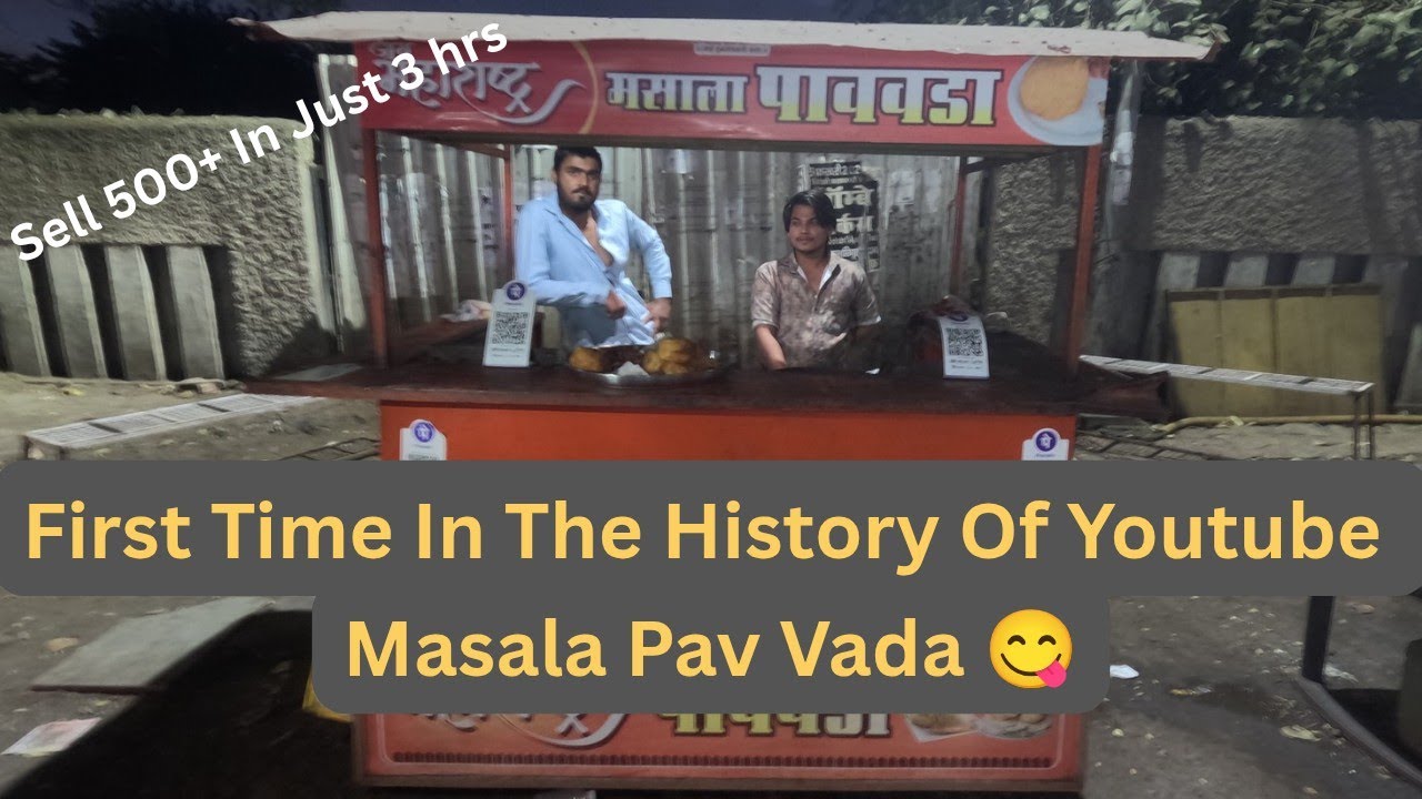 Masala Pav Vada Of Nashik Road|Sell 500+ In 3 hours|Viral Masala Pav Vada| Nashik Road Food| Vlog 