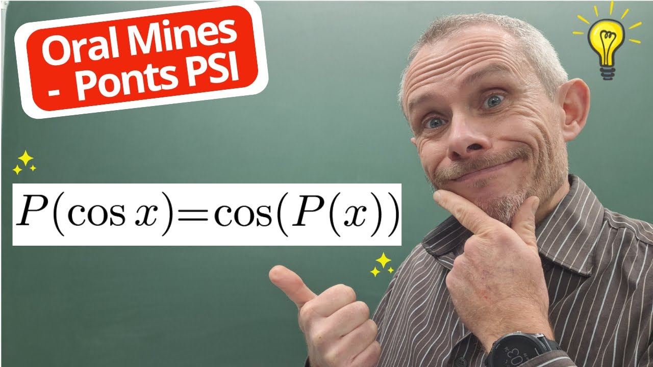 Oral amusant : POLYNÖMES qui COMMUTENT avec COS (Mines-Ponts PSI) sup/L1