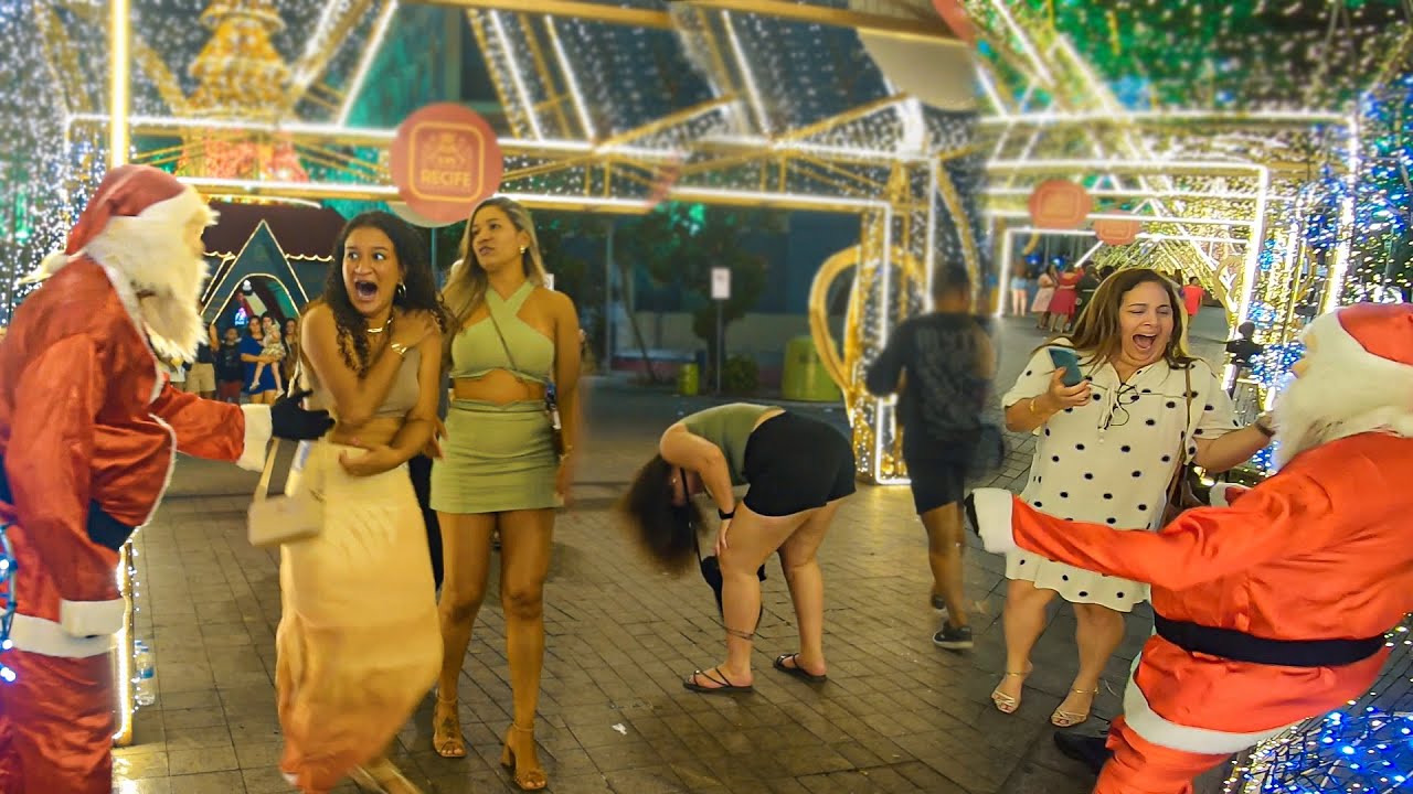 PEGADINHA PAPAI NOEL - Santa Claus Prank