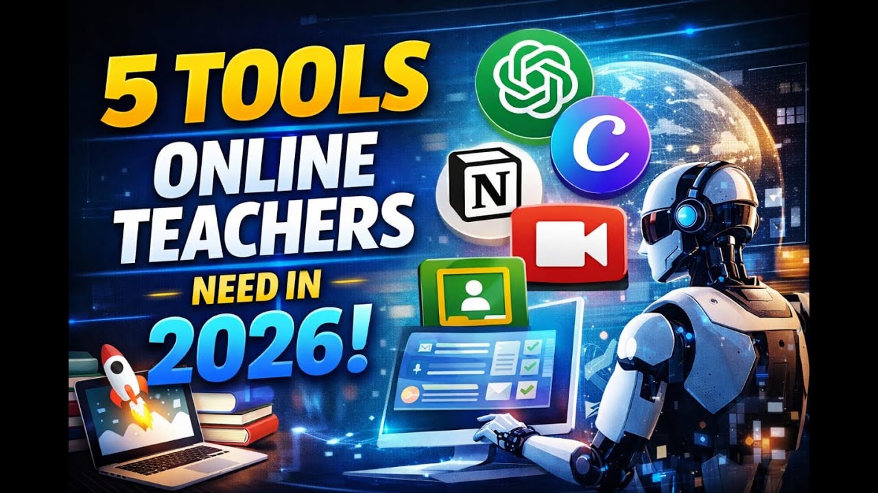 5 AI tools for online teachers in 2026