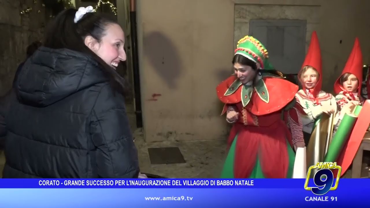 Corato - Inaugurato il villaggio di Babbo Natale
