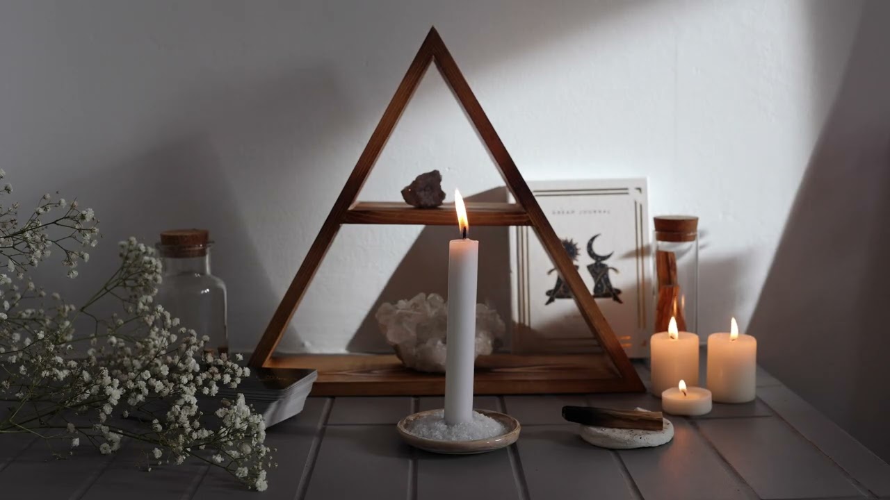 A Gentle Meditation Space 🌫️ | Palo Santo Smoke | Focus • Relax • Sleep | 30 Minutes