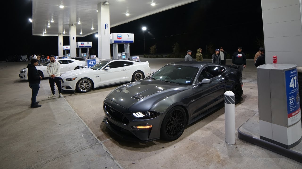 FBO E85 Mustang VS Cammed Camaro & C7 Corvette!
