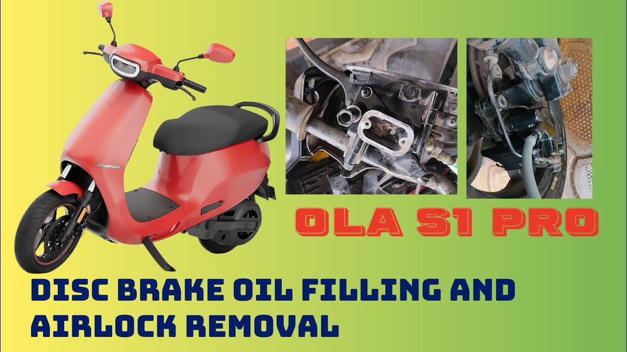 OLA S1PRO Disc brake Oil Refilling and Airlock Removal | Engineering SCIENTIST| ES