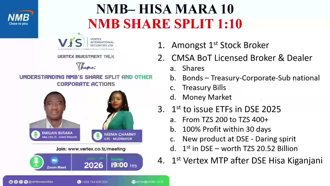 Understanding NMB&rsquo;s Share Split and Other Corporate Actions