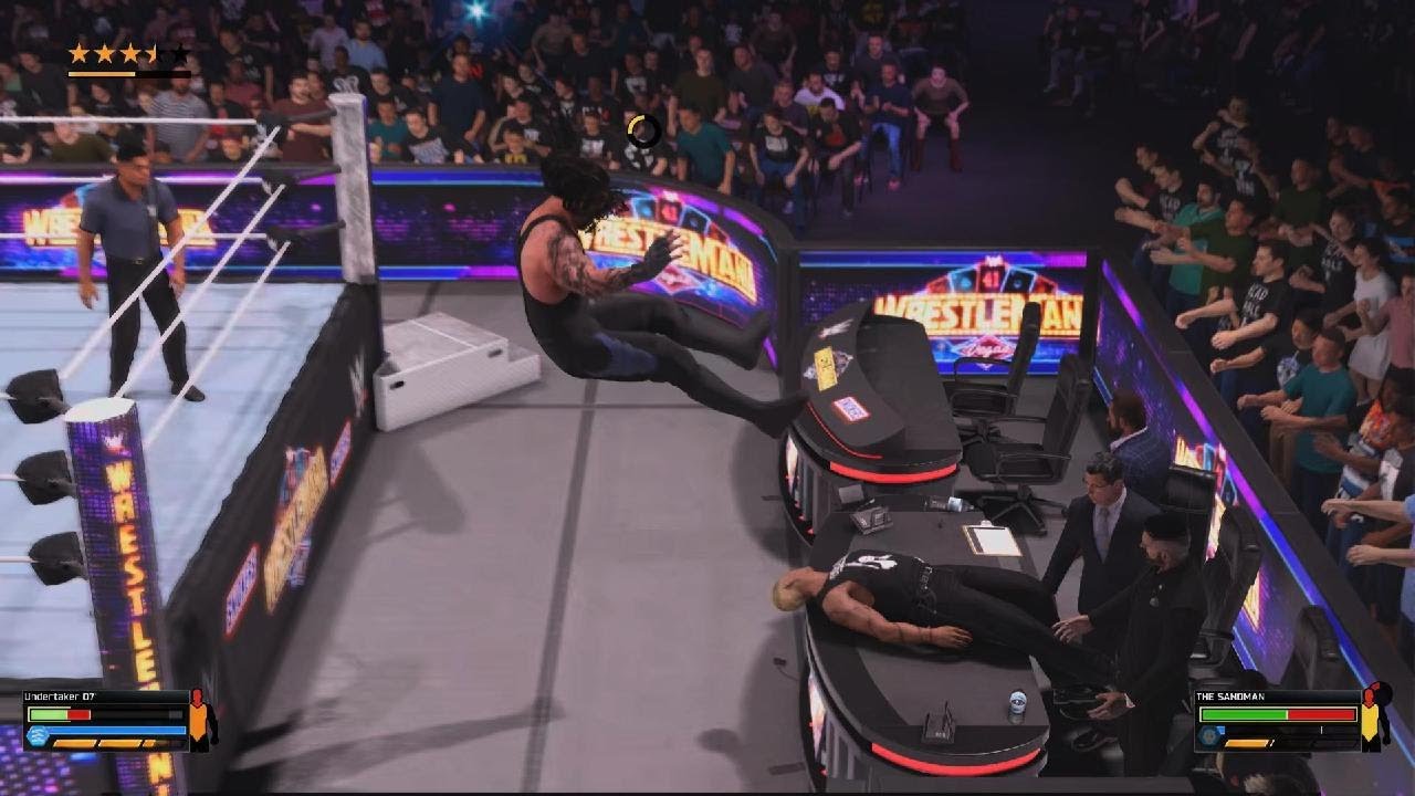 WWE 2K26 Undertaker vs Sandman Extreme Rules