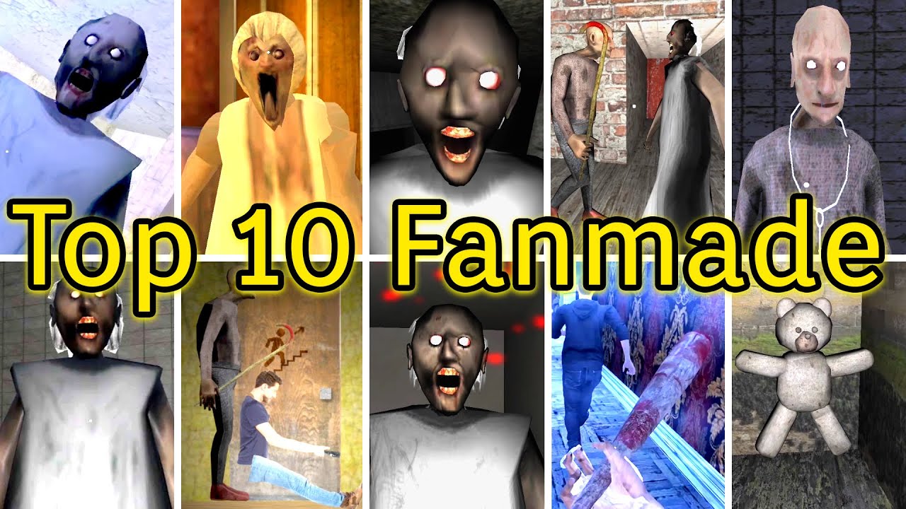 Top 10 Granny Fanmade Games 😱