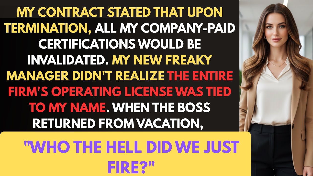 He Said My Position Was Redundant—Then Found Out I Was The Only Thing Keeping Them Legal