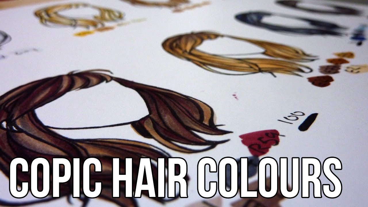 Copic Tutorial: Hair Colour Combinations