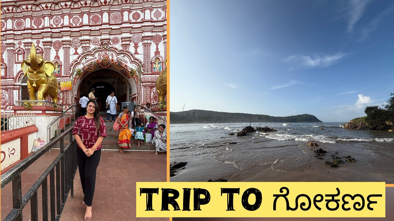 “Gokarna Vlog | A Perfect Blend of Nature & Spirituality”| beach stay | Day 1 in Gokarna 🏖️