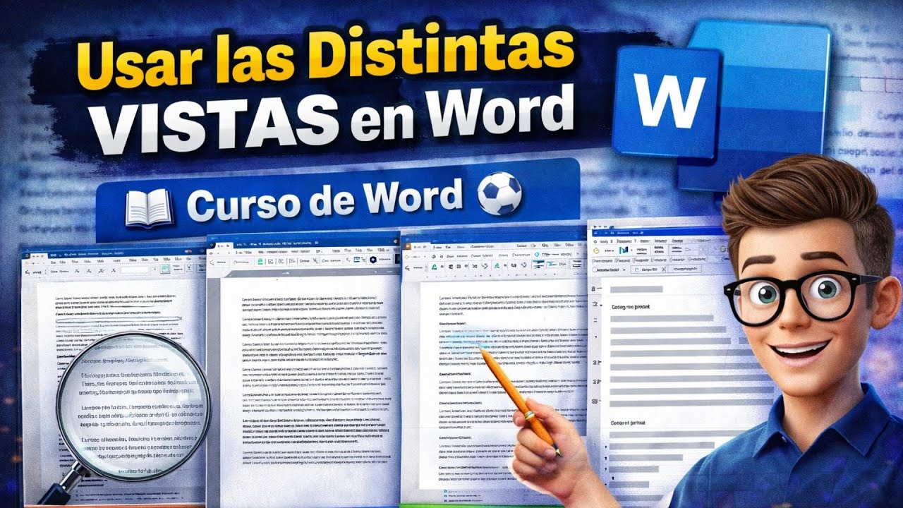 👁️ CÓMO USAR las DISTINTAS VISTAS en WORD - Curso de Word