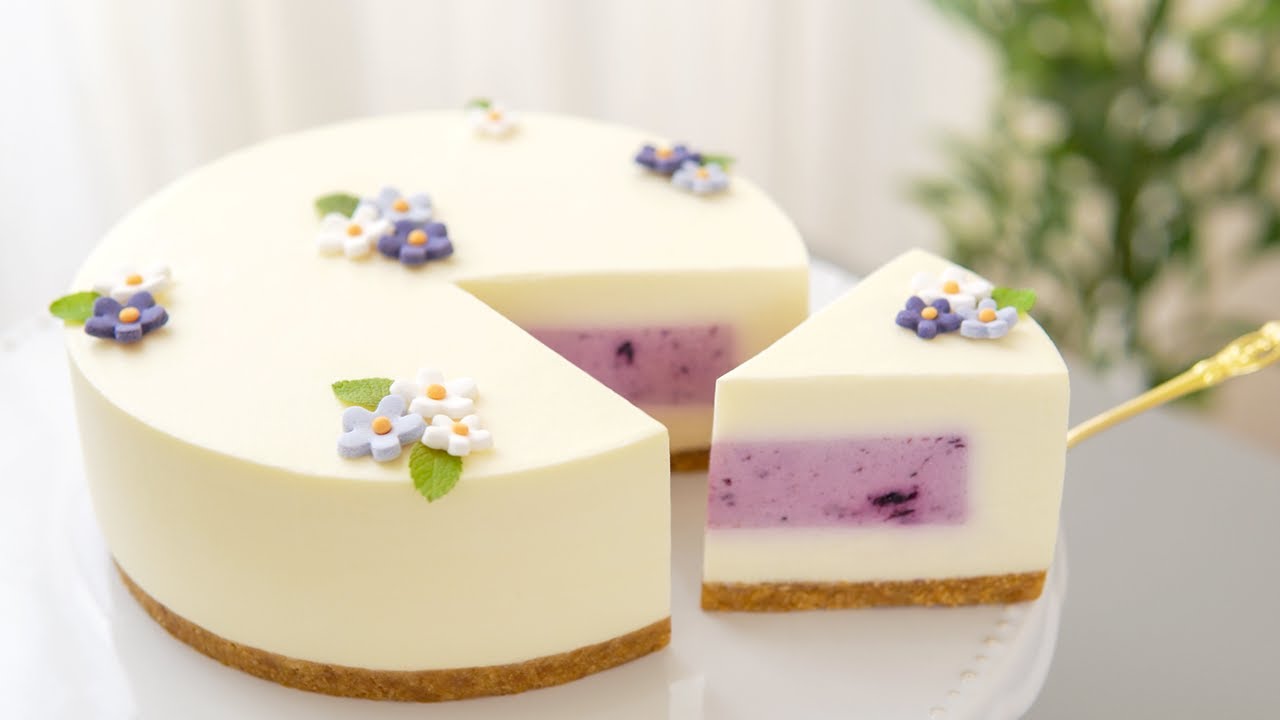 Blueberry Cheesecake Recipe ✿ Wonderful Summer Dessert