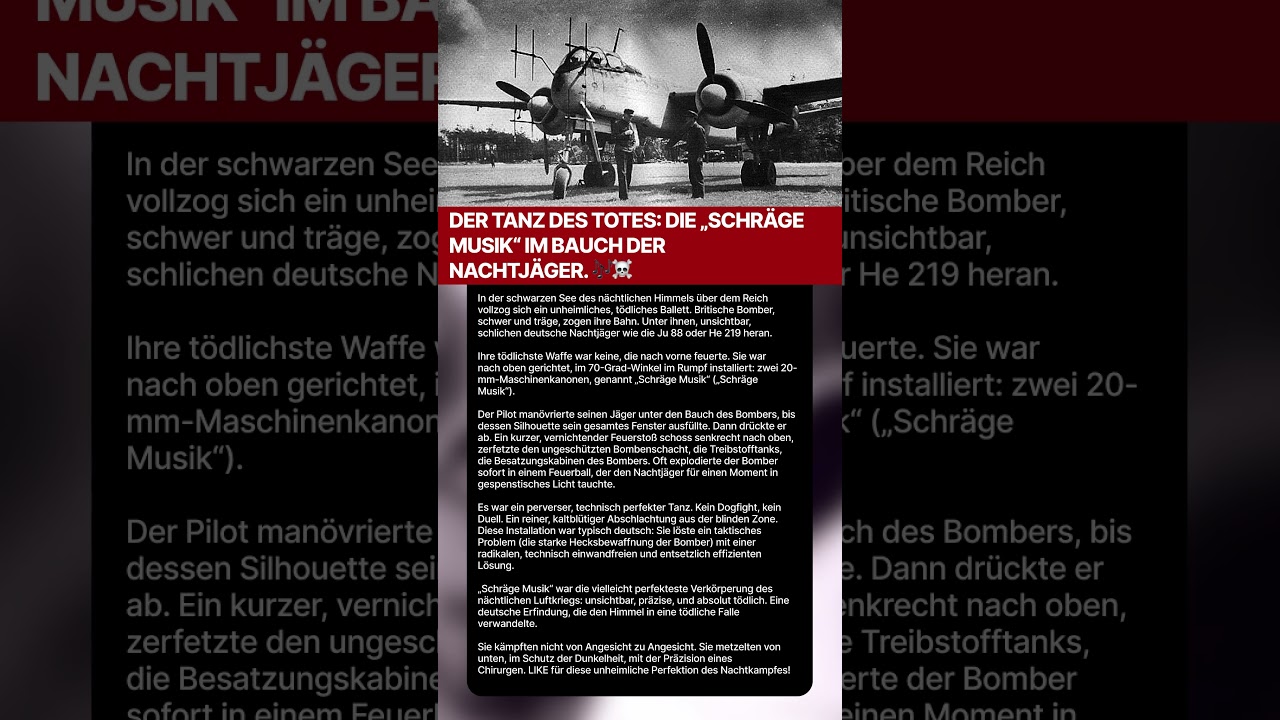 DER TANZ DES TOTES: DIE „SCHRÄGE MUSIK“ IM BAUCH DER NACHTJÄGER. 🎶☠️ 