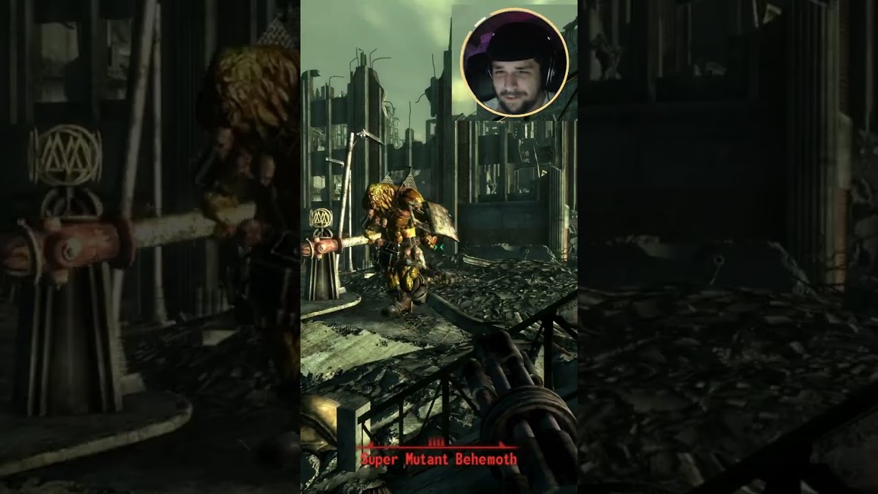 SUPER MUTANT BEHEMOTH IS INSANE in fallout 3