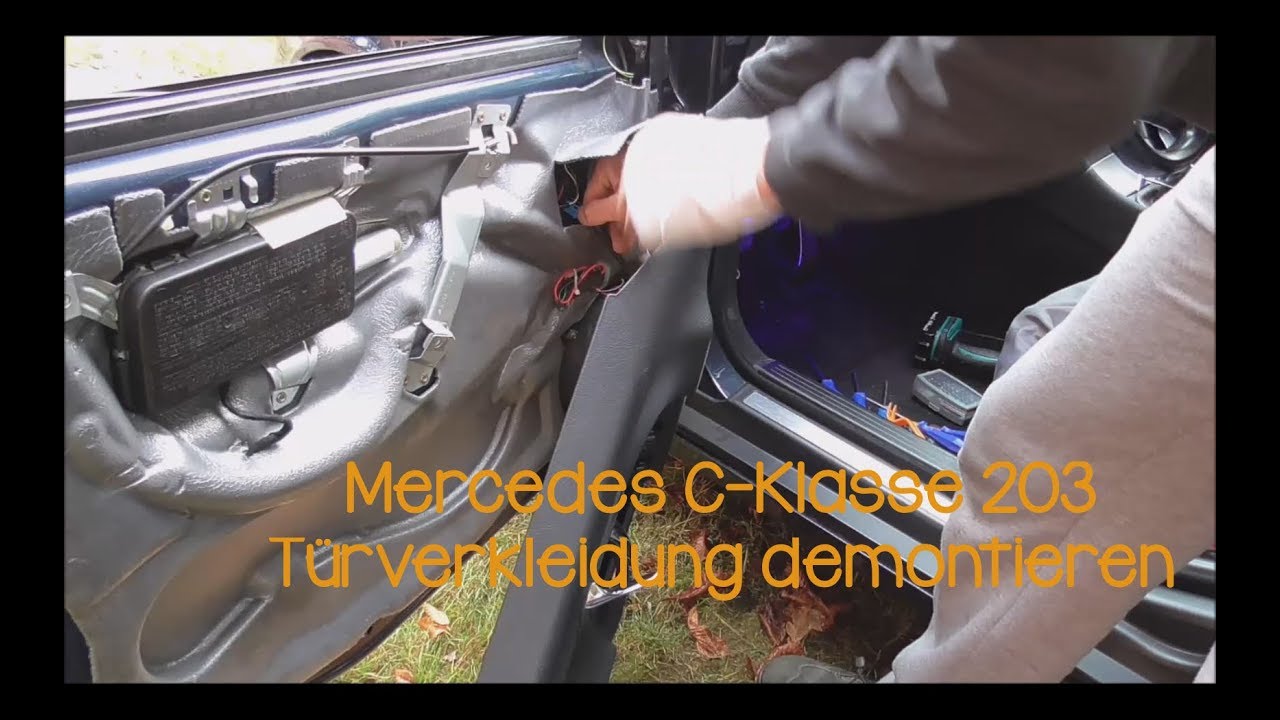 Mercedes W203 Türverkleidung demontieren