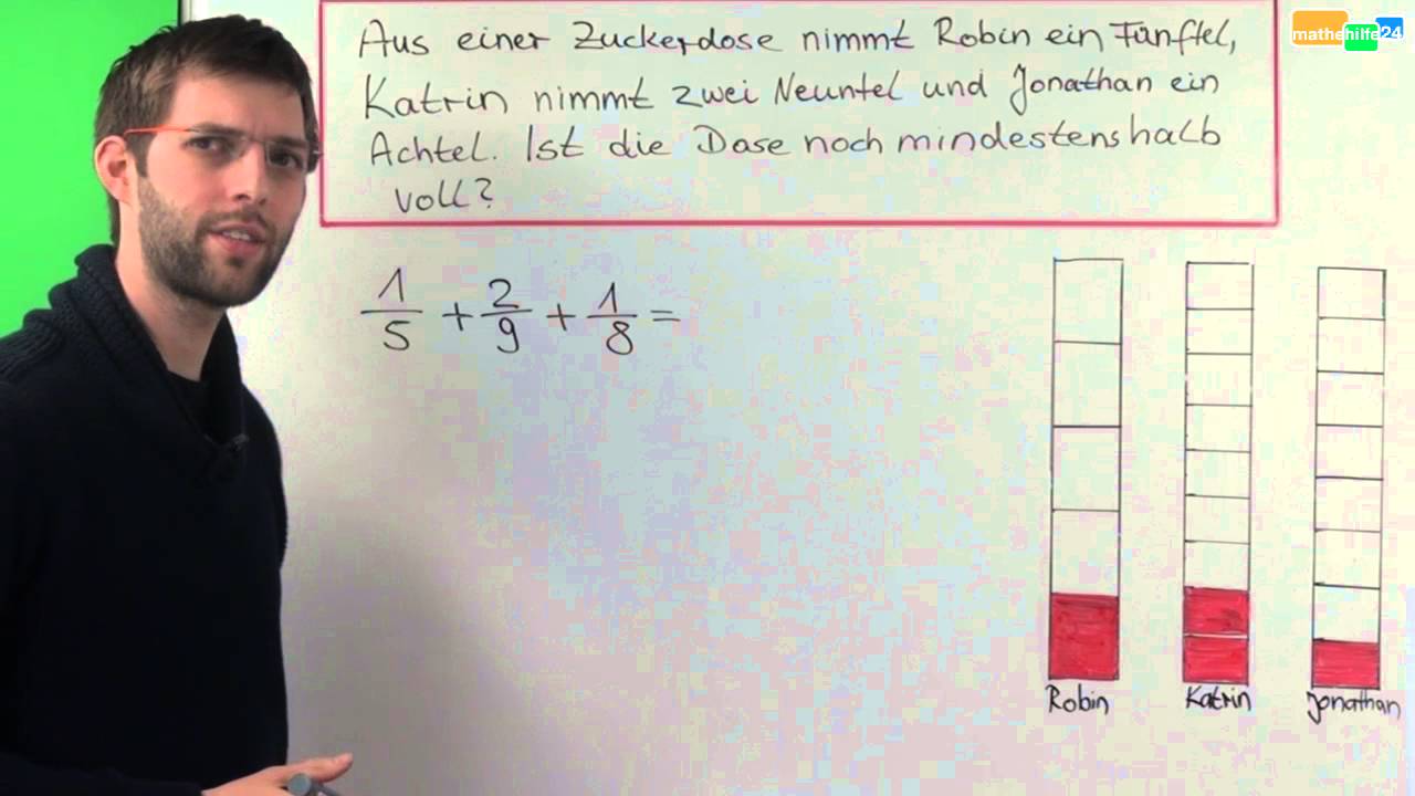 Rechnen mit Brüchen - Brüche in Textaufgaben / Sachaufgaben