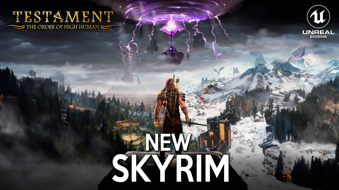 TESTAMENT First 1 Hour of Gameplay | New SKYRIM in Unreal Engine RTX 4090 4K